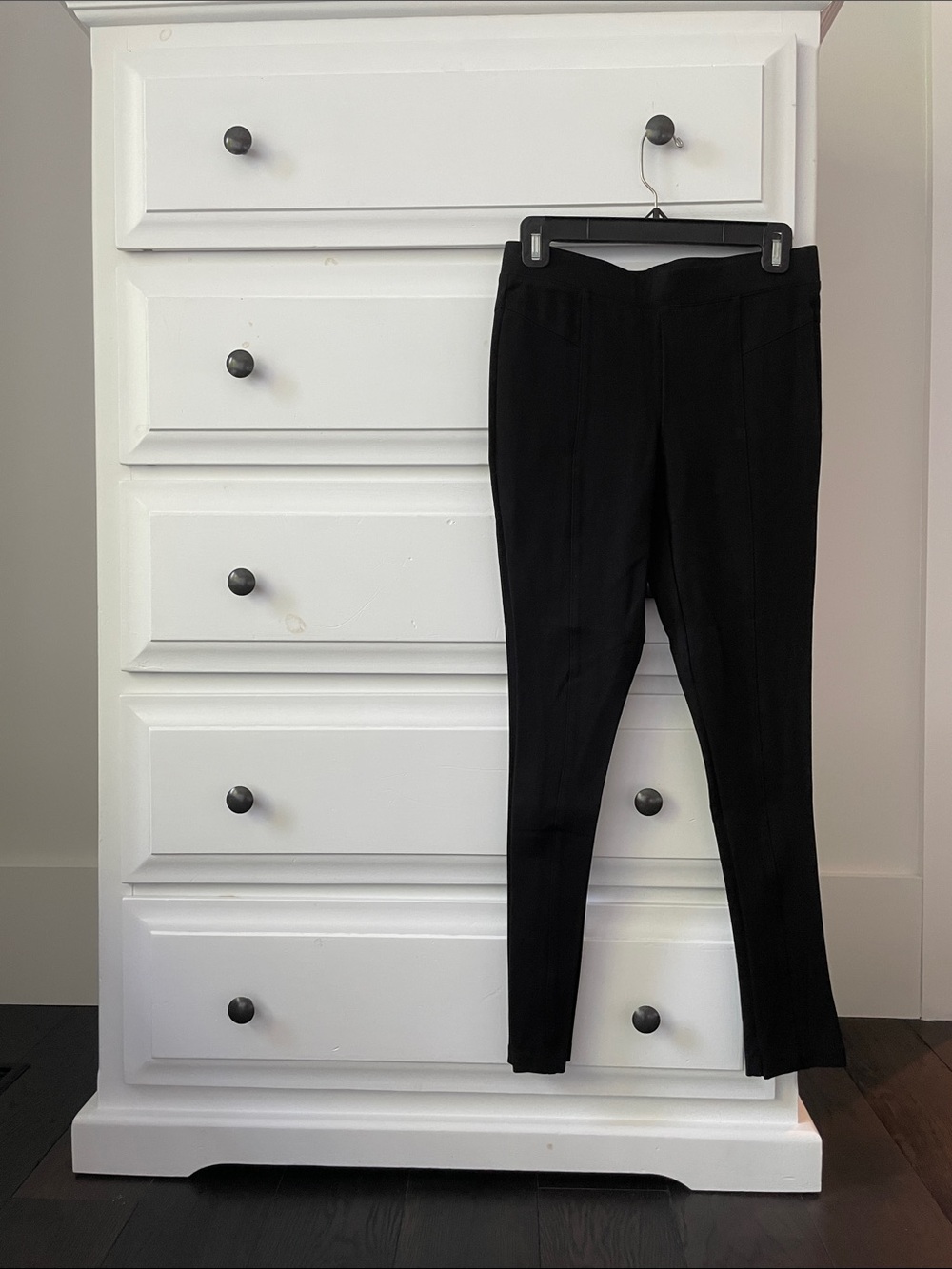 RW&CO. Black Ponte Skinny Fashion Leggings